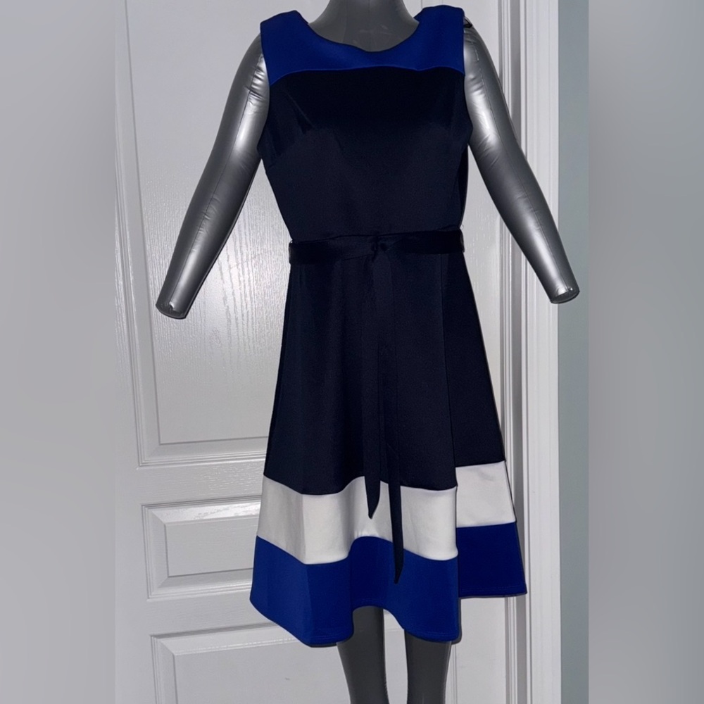 Stylish Navy and Blue Kids Dress